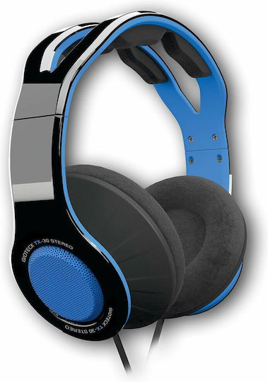 Gioteck TX-30 Über Ohr Gaming-Headset mit Verbindung 3,5mm Blau