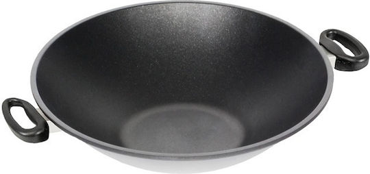 AMT Gastroguss Wok din Aluminiu cu Strat Antiaderent 36cm