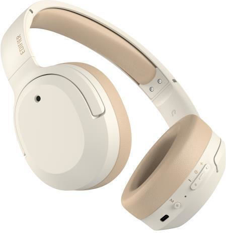 Edifier W820NB Plus Wireless / Wired Over Ear Headphones with 49 Hours Playing Time and Quick Charge Ivory