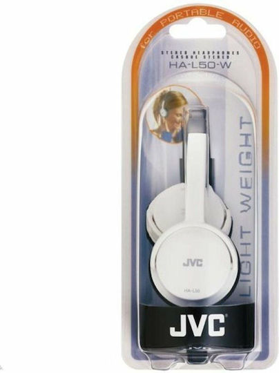 JVC HA-L50-E Wired On Ear Headphones White
