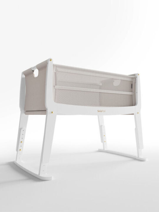 Snuz Λίκνο Snuzpod Studio Paris με Στρώμα και Πλαϊνό Άνοιγμα White