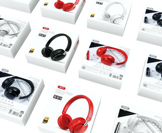 XO BE10 Wireless / Wired On Ear Headphones with 4 hours of Operation Red