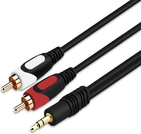 Bridge Cable Bridge Cable 3,5mm Klinkenkabel - RCA-Stecker Schwarz 3m 30288A