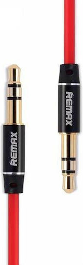Remax Cablu Audio 3,5 mm Male - 3,5 mm Male Roșu 2m RM-L200