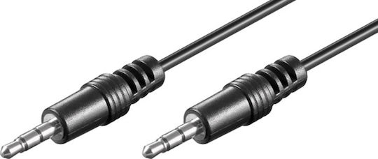 Goobay Goobay 3,5mm Klinkenkabel - 3,5mm Stecker Schwarz 2,5m 51659