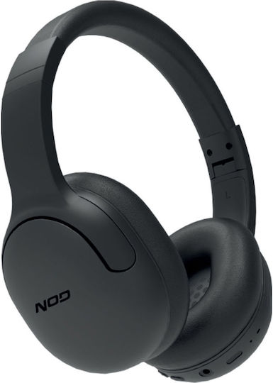 NOD 141-0251 Ασύρματα / Ενσύρματα On Ear Ακουστικά με 20 ώρες Λειτουργίας Μαύρα