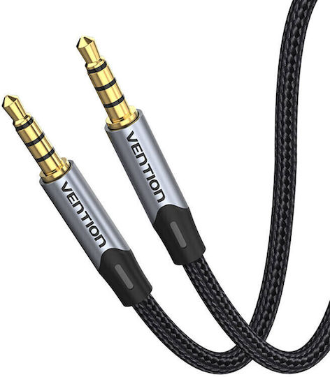 Vention 3.5mm Jack Cable TRRS 3.5mm Male - 3.5mm Male Gray 1m BAQHF