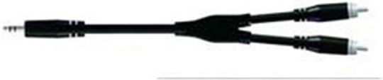 Proel Καλώδιο Ήχου 3.5mm male - RCA male Μαύρο 1.8m BULK540LU18