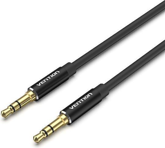 Vention Vention 3.5mm Jack Cable - 3.5mm Male to 3.5mm Male Black Length 2m