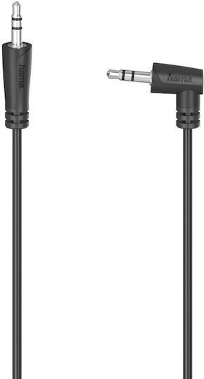 HAMA Cablu De Sunet Jack 3,5 Mm Male - 3,5 Mm Male Negru 0,5m 00205285