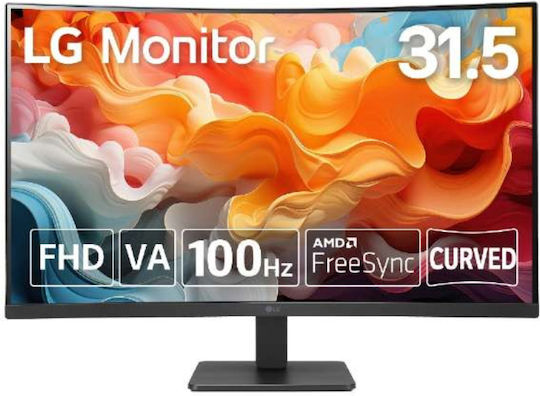 LG 32MR50C-B VA Curved Monitor 32" FHD 1920x1080 με Χρόνο Απόκρισης 5ms GTG