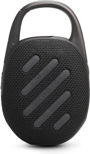 JBL Clip 5 Αδιάβροχο Ηχείο Bluetooth 7W με Διάρκεια Μπαταρίας έως 12 ώρες Μαύρο