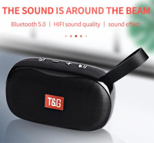T&G TG-173 Bluetooth Speaker 5W with Radio and Battery Life up to 6 hours Black