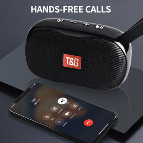 T&G TG-173 Bluetooth Speaker 5W with Radio and Battery Life up to 6 hours Black