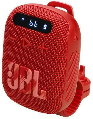 JBL Wind 3 Bluetooth-Lautsprecher 5W mit Radio und Batterielaufzeit bis zu 2.5 Stunden Rot