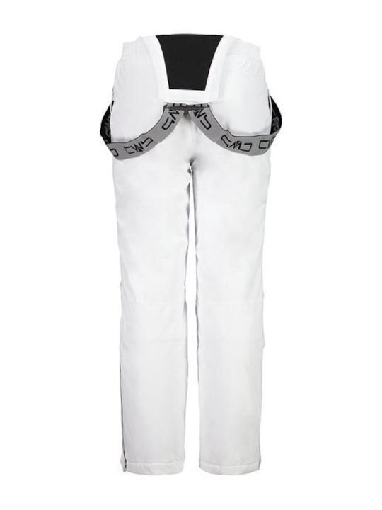 CMP 3W15994-B357 Kids Dungarees for Ski & Snowboard White