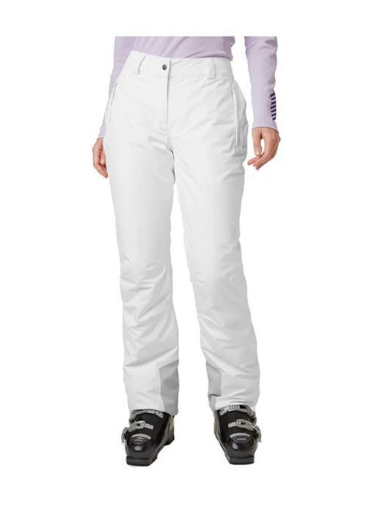 Helly Hansen 65710-495 Women's Trousers for Ski & Snowboard White