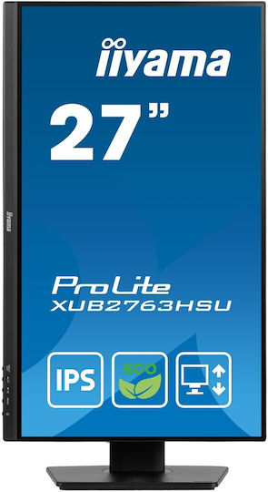 Iiyama ProLite IPS Monitor 27" FHD 1920x1080 cu Timp de Răspuns 3ms GTG