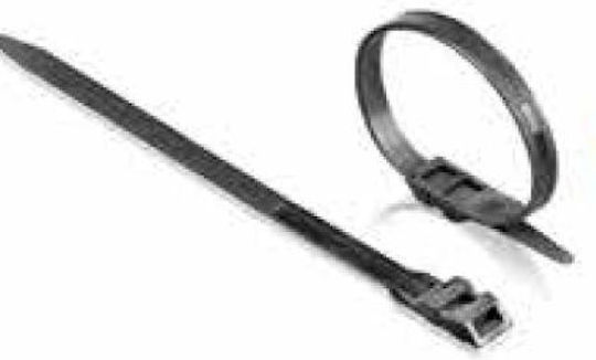 Panafix 2ManD Cable Ties Plastic 235mm x 90mm in Black Color (08-00118-2)