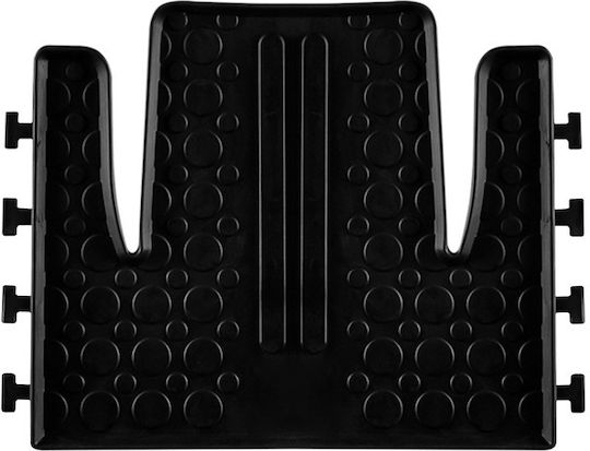 Gledring Set of Front and Rear Mats 5pcs for Peugeot Rifter Opel Combo Citroen Berlingo Black