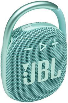 JBL Clip 4 Waterproof Bluetooth Speaker 5W with Battery Life up to 10 hours Teal