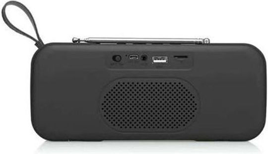 L8 Ηχείο Bluetooth 10W με Ραδιόφωνο και Διάρκεια Μπαταρίας έως 4 ώρες Μαύρο