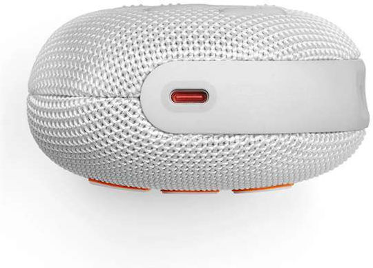 JBL Clip 5 Водоустойчиво Bluetooth високоговорител 7W с живот на батерията до 12 часа Бял