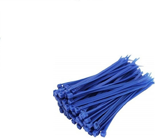 Elematic Δεματικά Καλωδίων Πλαστικά 200mmx35mm σε Μπλε χρώμα (100τμχ) (009394)