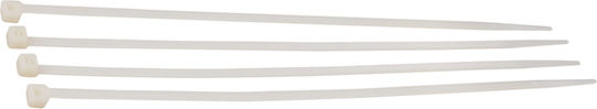 UYUS TOOLS Δεματικά Καλωδίων Πλαστικά 400mmx4.8mm σε Λευκό χρώμα (100τμχ) (AMR006)