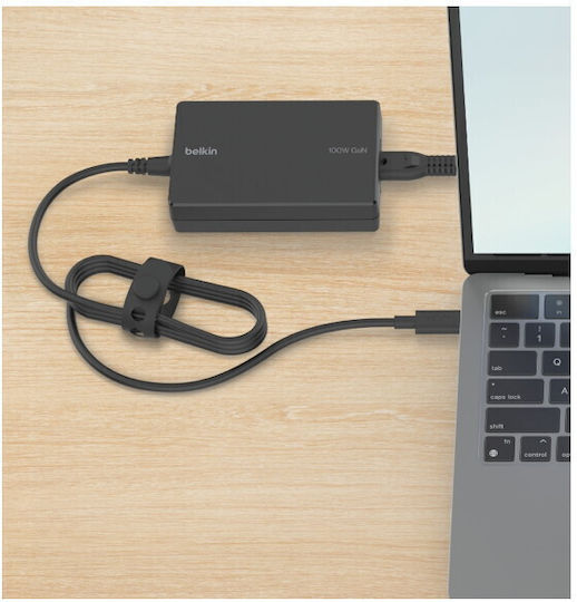 Belkin USB-C Universal Laptop-Ladegerät 100W mit abnehmbarem Netzkabel (INC016GLBK)