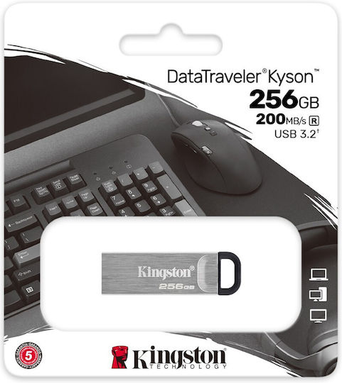 Kingston Datatraveler Kyson 256GB USB 3.2 Stick Black