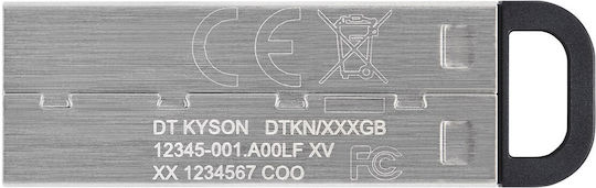 Kingston DataTraveler Kyson 64GB USB 3.2 Stick Silver