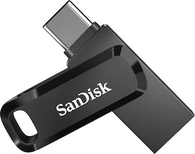 Sandisk Ultra Dual 1.0TB USB 2.0 Stick με σύνδεση USB-C Μαύρο