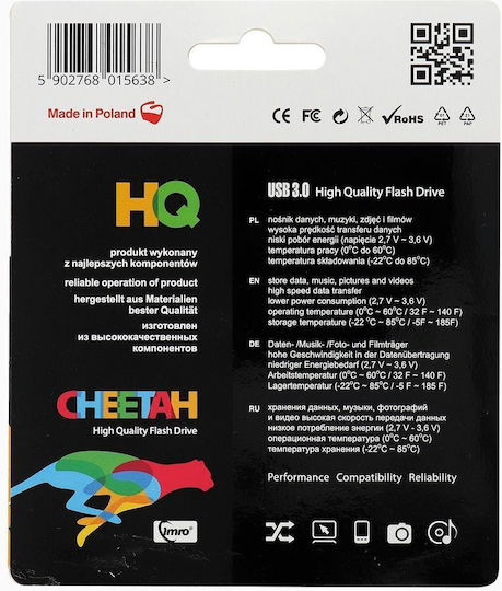 IMRO 64GB USB 3.0 Stick Γκρι