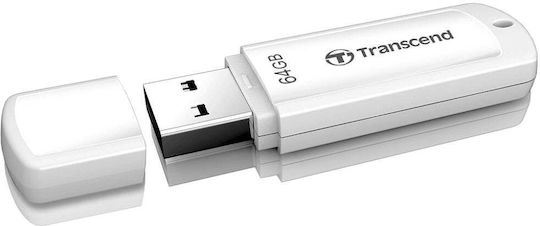 Transcend 64GB USB 2.0 Stick Ασημί