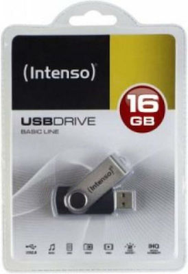 Intenso Basic Line 16GB USB 2.0 Stick Black