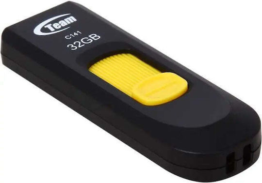 TeamGroup C141 32GB USB 2.0 Stick Κίτρινο