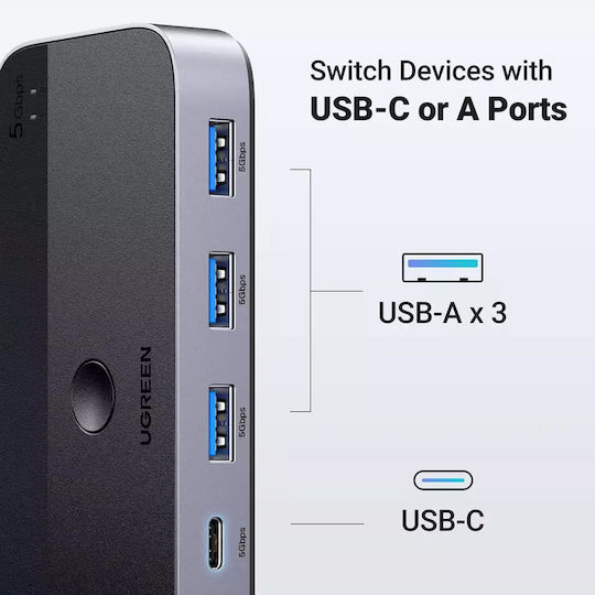 Ugreen Hub 5 Ports USB 3.0 with USB-A Connection