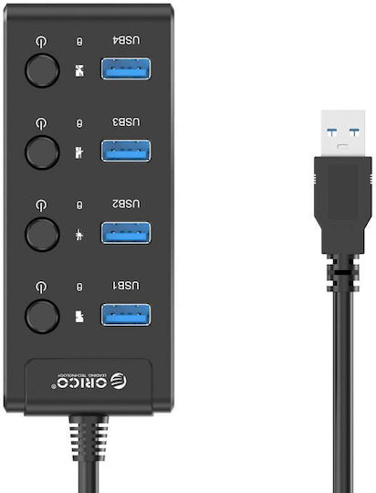 Orico Hub 4 Θυρών USB 3.0 με σύνδεση USB-A
