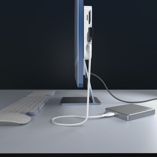 Belkin Hub USB 3 Porturi USB 3.2 cu Conectare USB-C Alb