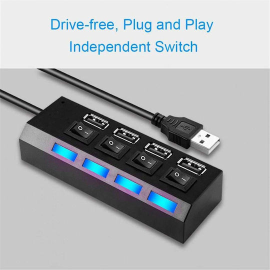 Treqa Hub 4 USB 3.0 Ports with USB-A Connection