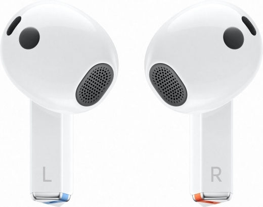 Samsung Galaxy Buds3 Bluetooth Handsfree Earphones with Sweat Resistance and Charging Case White