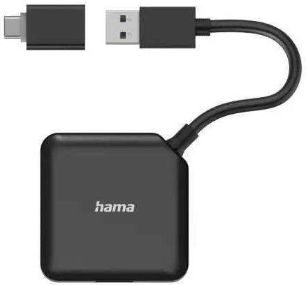 HAMA Hub 4 Θυρών USB 3.2 με σύνδεση USB-A / USB-C