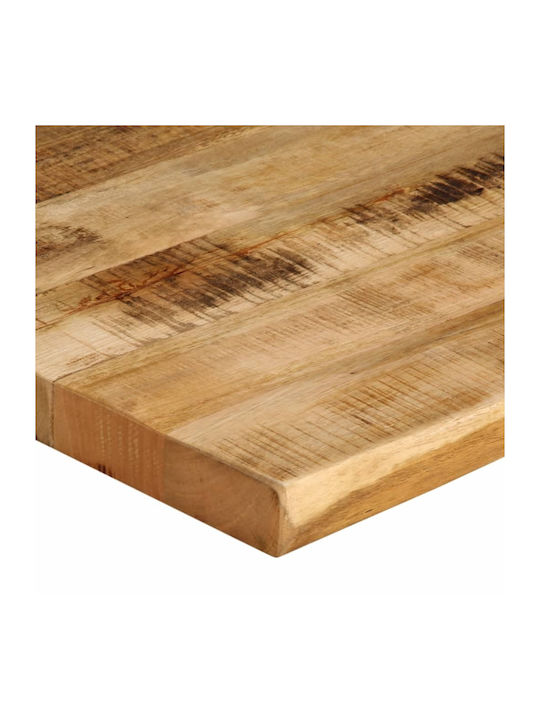 vidaXL Square Table Surface made of Solid Wood Mango 110x80x2.5cm 370677 1pcs