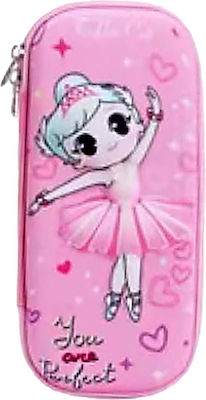 Pencil Case 3D Rectangle Ballerina 23x10x4.5cm Justnote 703215 50-3195