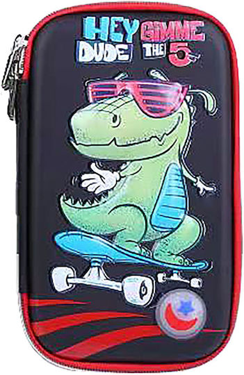 Κασετινα 3d Μεγαλη Δεινοσαυρος Skate 23x13x4,5cm Justnote 703216 50-3196
