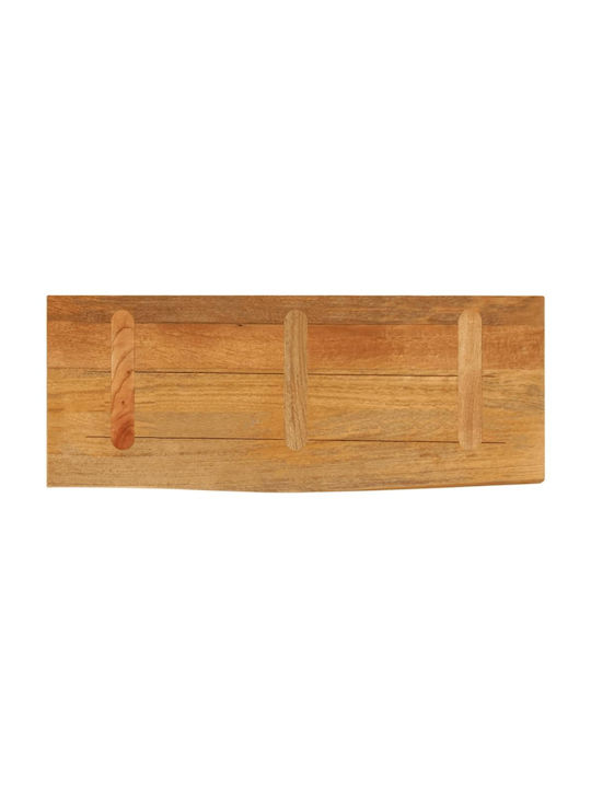 vidaXL Dreptunghiulară Suprafața mesei din Lemn Masiv Mango 90x20x2.5cm 370515 1buc