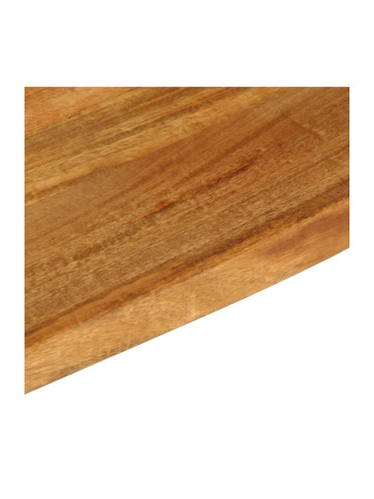 vidaXL Rectangular Table Surface made of Solid Wood Mango 100x60x2.5cm 370550 1pcs