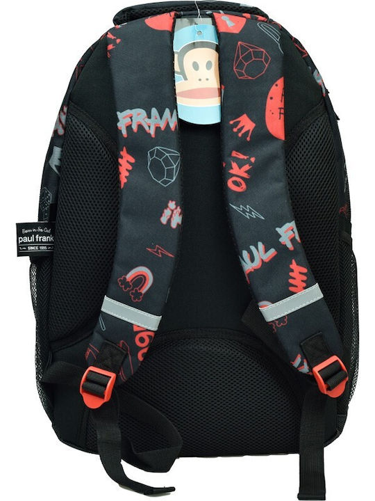 Σχολικη Τσαντα Πλατης Οβαλ Bmu Paul Frank Graffiti 346-85031 Paul Frank