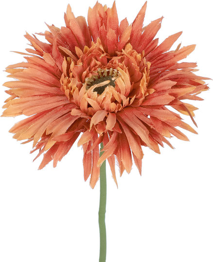 Decorative Artificial Flower Rose Orange 44cm GloboStar